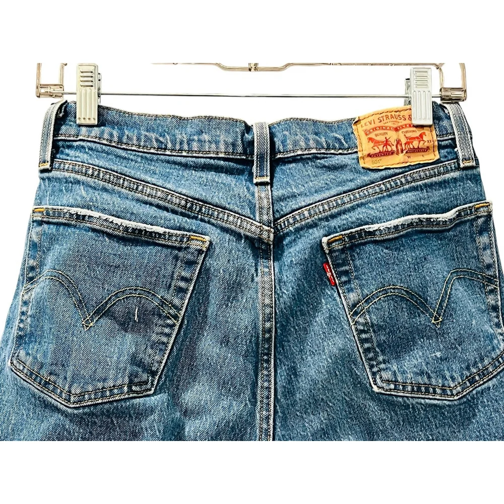 Levi's Blue Denim Jean Shorts